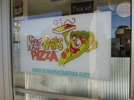 Krazy Karl's is named after one of the restaurant's three owners. He is the one who came up with the idea to open a pizza place.
